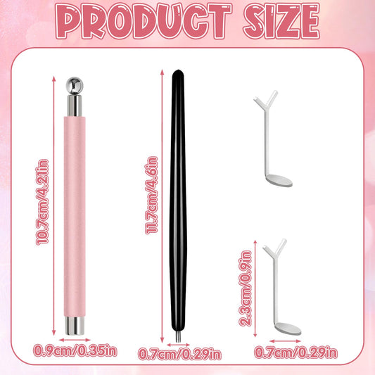 Bluedeal 3-in-1 nail art magnet pen for French and heart designs