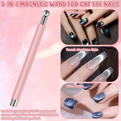 Close up of heart shaper tool for cat eye gel polish