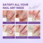 Complete packaging view of the Eudaicful rhinestone applicator kit