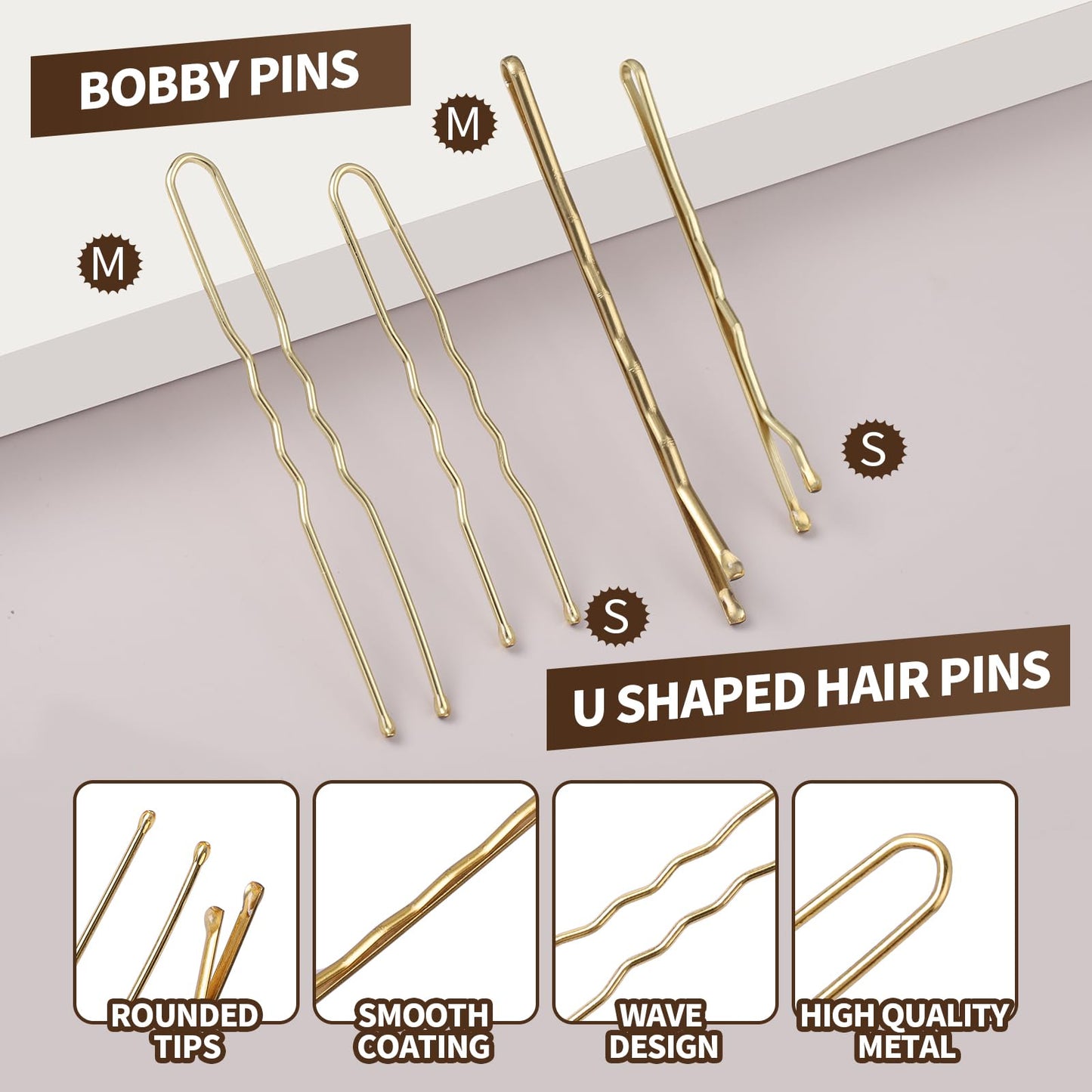 Blonde hair accessories arranged for dance competition prep
