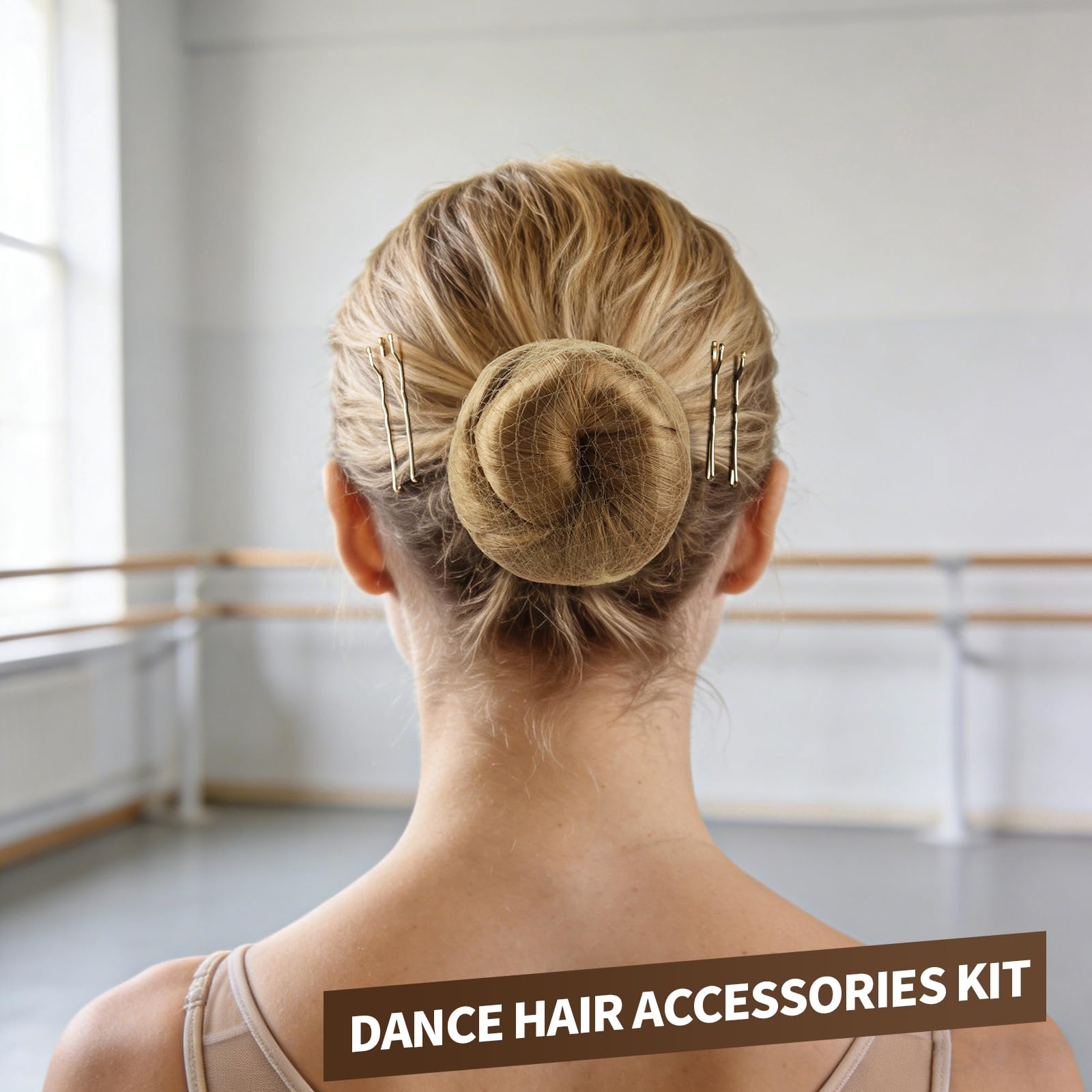 Professional hair pins for dancers and gymnasts