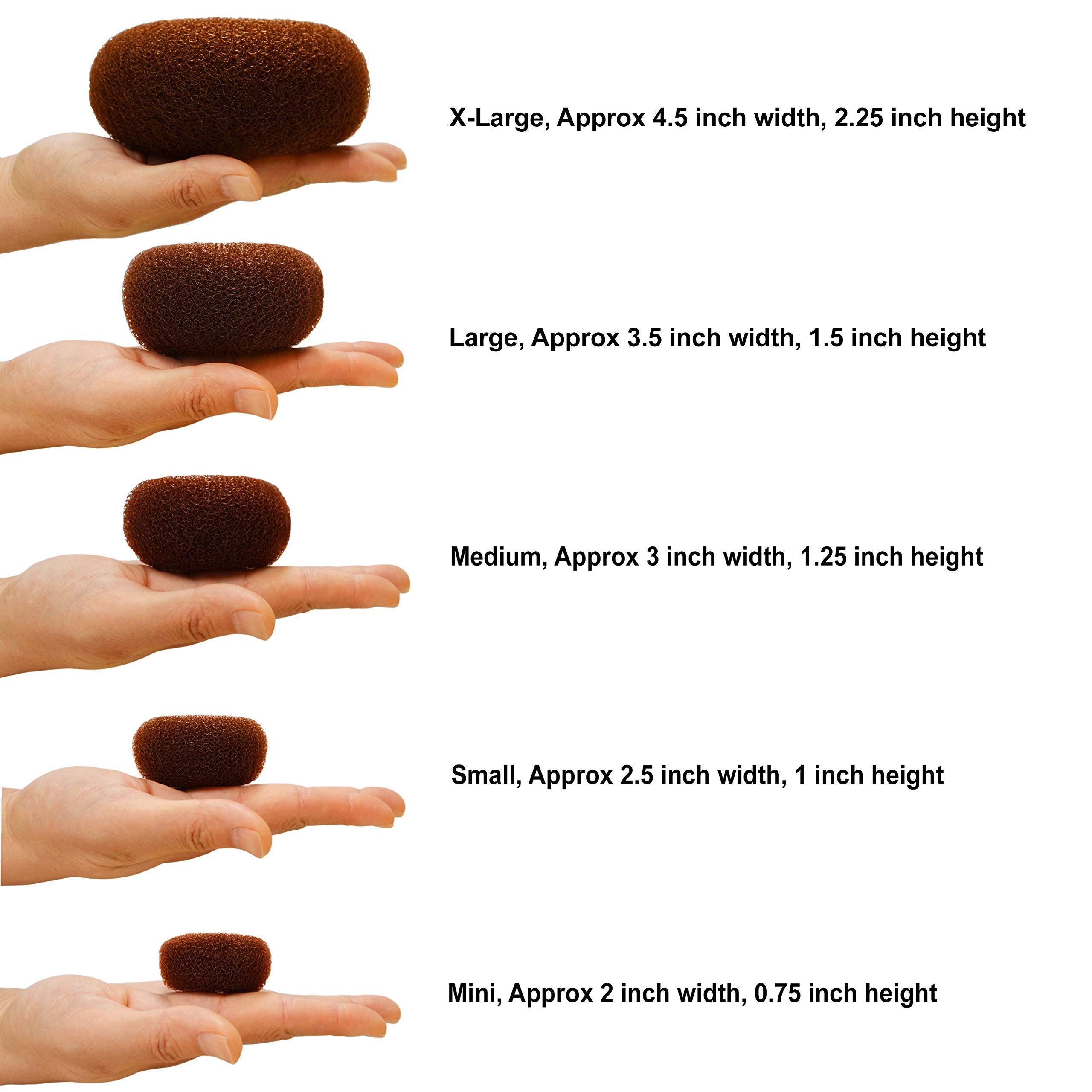 Beaute Galleria four point five inch hair donut accessory for voluminous ballet updos