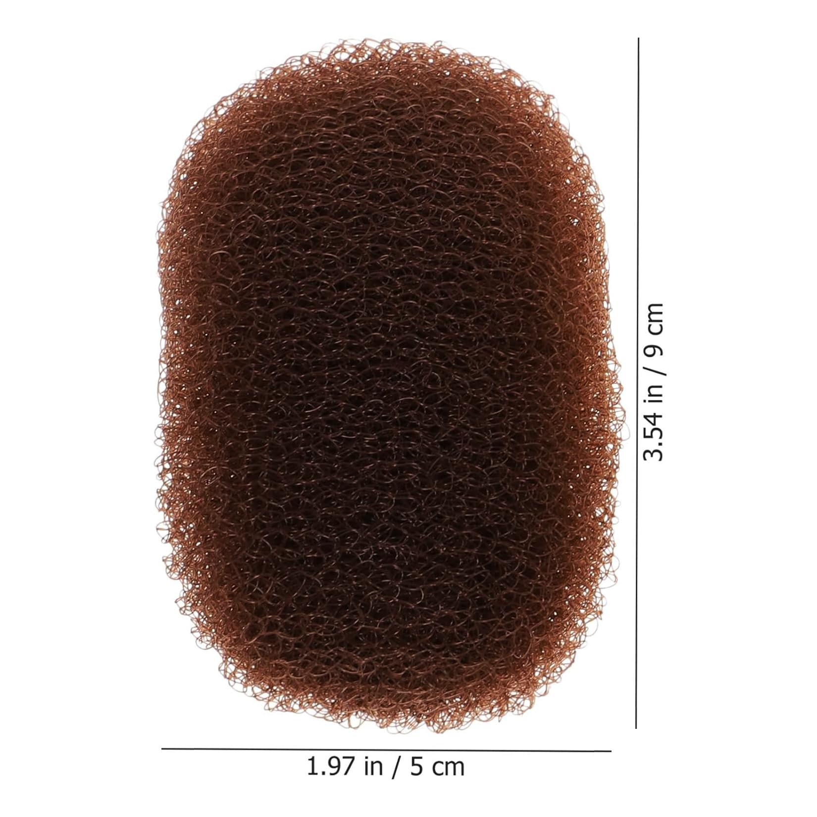 Invisible hair styling shaper inserts laid flat to demonstrate the different sizing in the three piece kit.