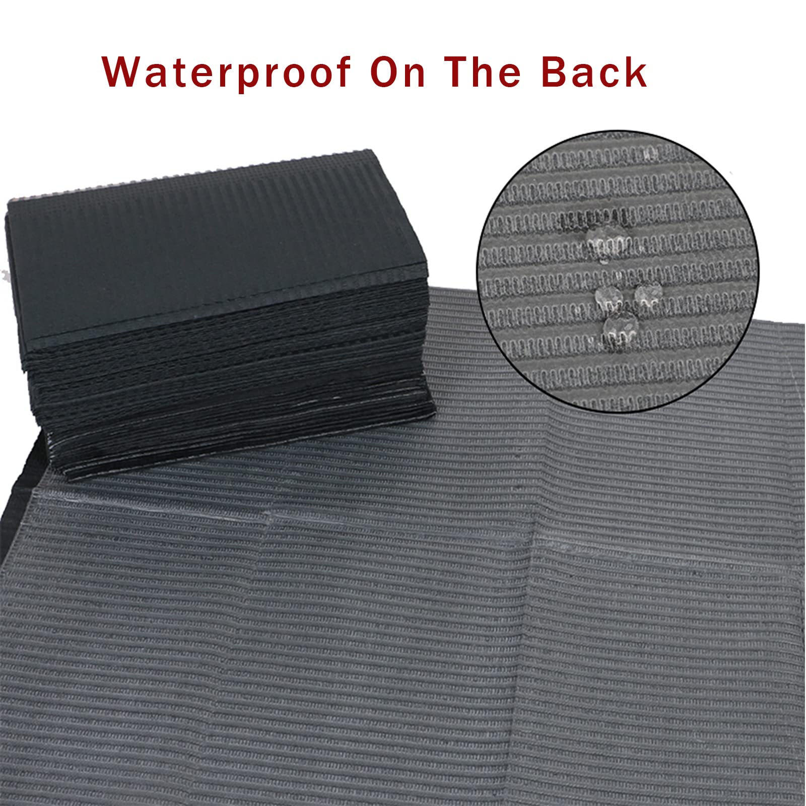 LXIANGN premium waterproof manicure table covers being folded to demonstrate durability and liquid containment