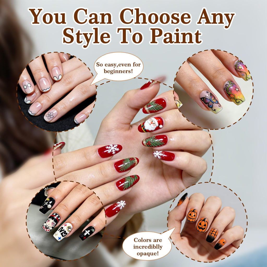 Heezox professional nail design marker tools set