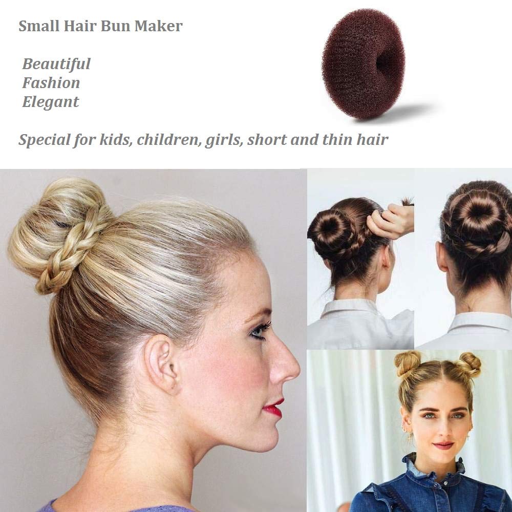 Close up view of the two point three inch flexible hair donut shaper texture