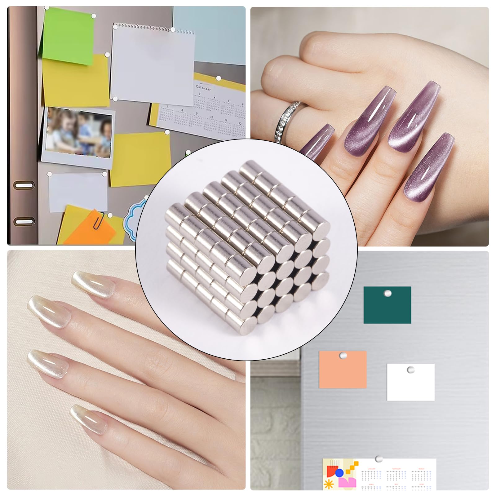 Xeaohesy magnets in a professional nail art setting