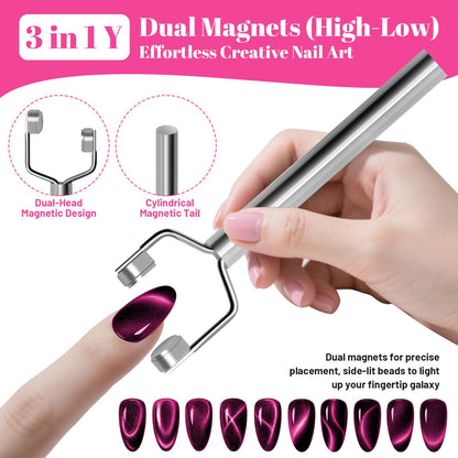 Heart shaped nail art magnetic tool