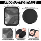 Drydiet 4.5 inch wave crown patch laid out flat