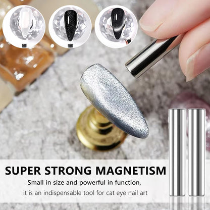 Comprehensive collection of 46 piece nail art magnets
