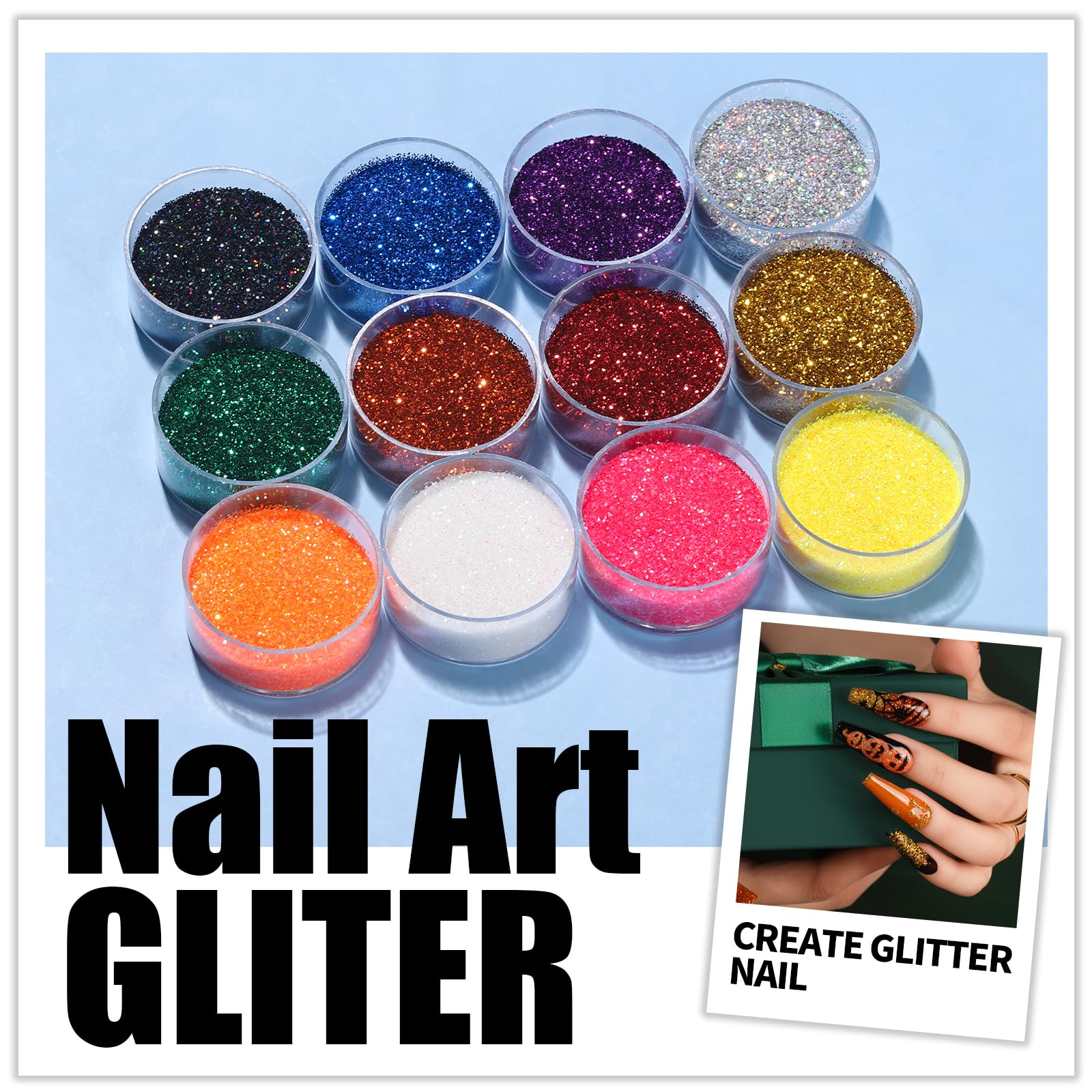 Self adhesive colorful butterfly nail stickers and ten rolls of striping tape for manicures