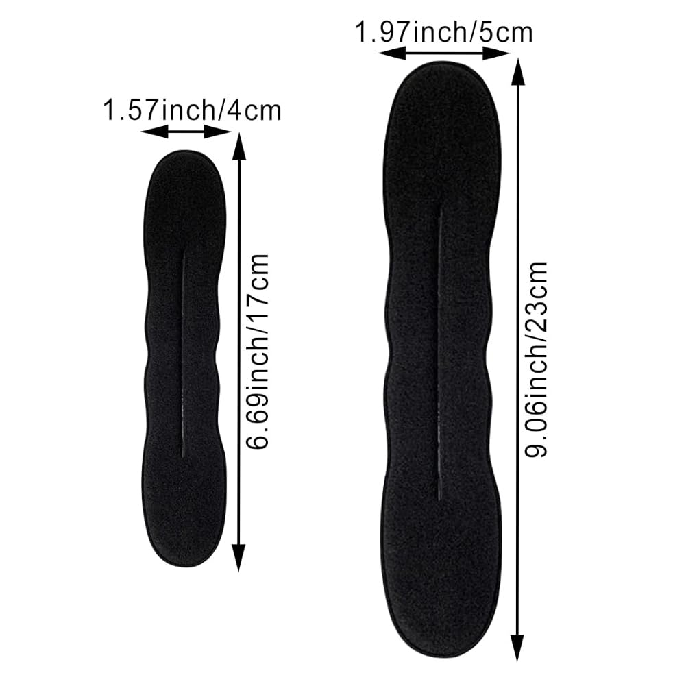 Ten pieces of black easy donut maker clips laid out on clean surface