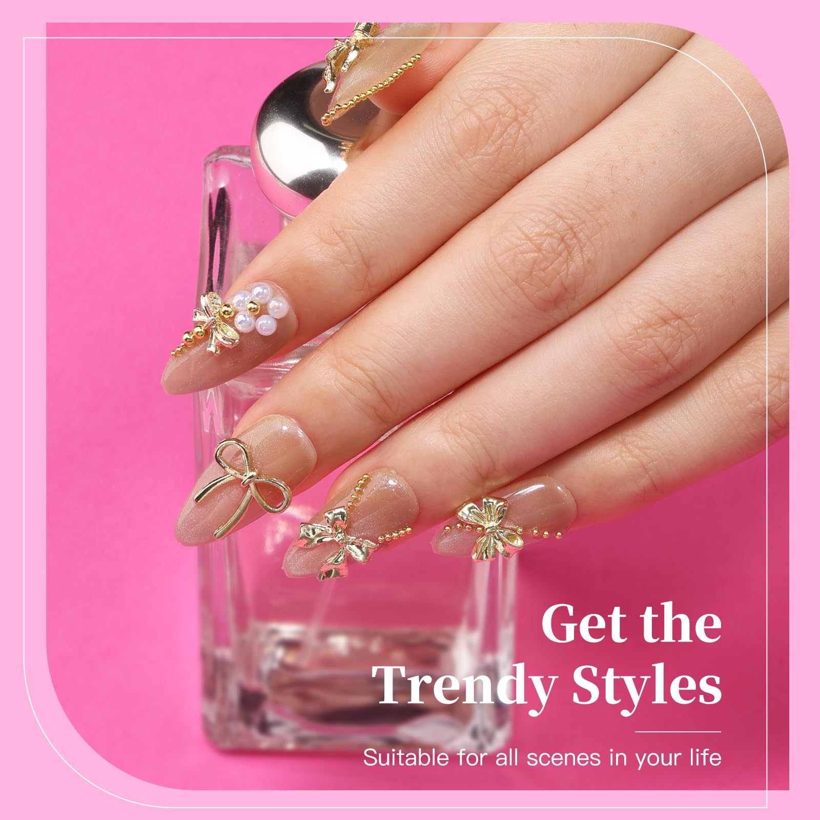 EditTime 3D nail art kit components side by side