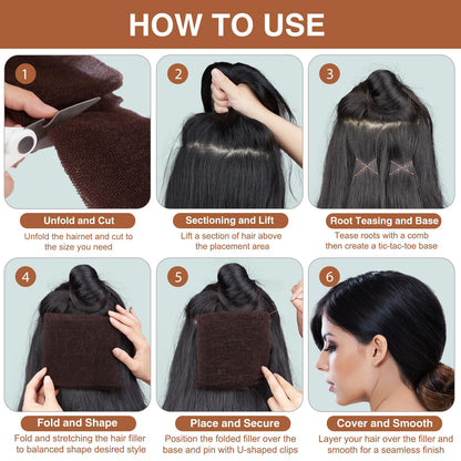 Set of rust proof bobby pins included with hair sponge