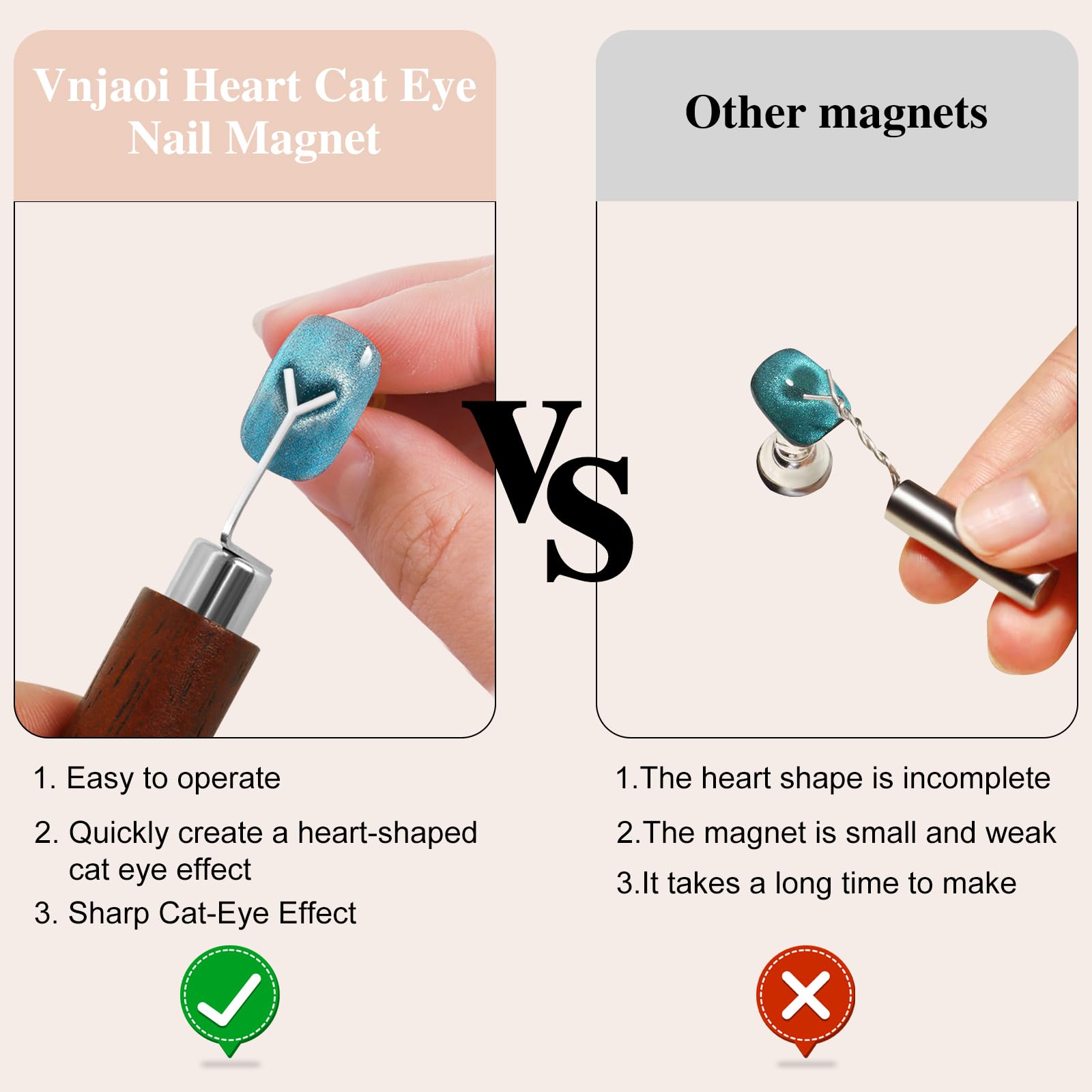 Vayve DIY manicure kit magnet for 3D nail art