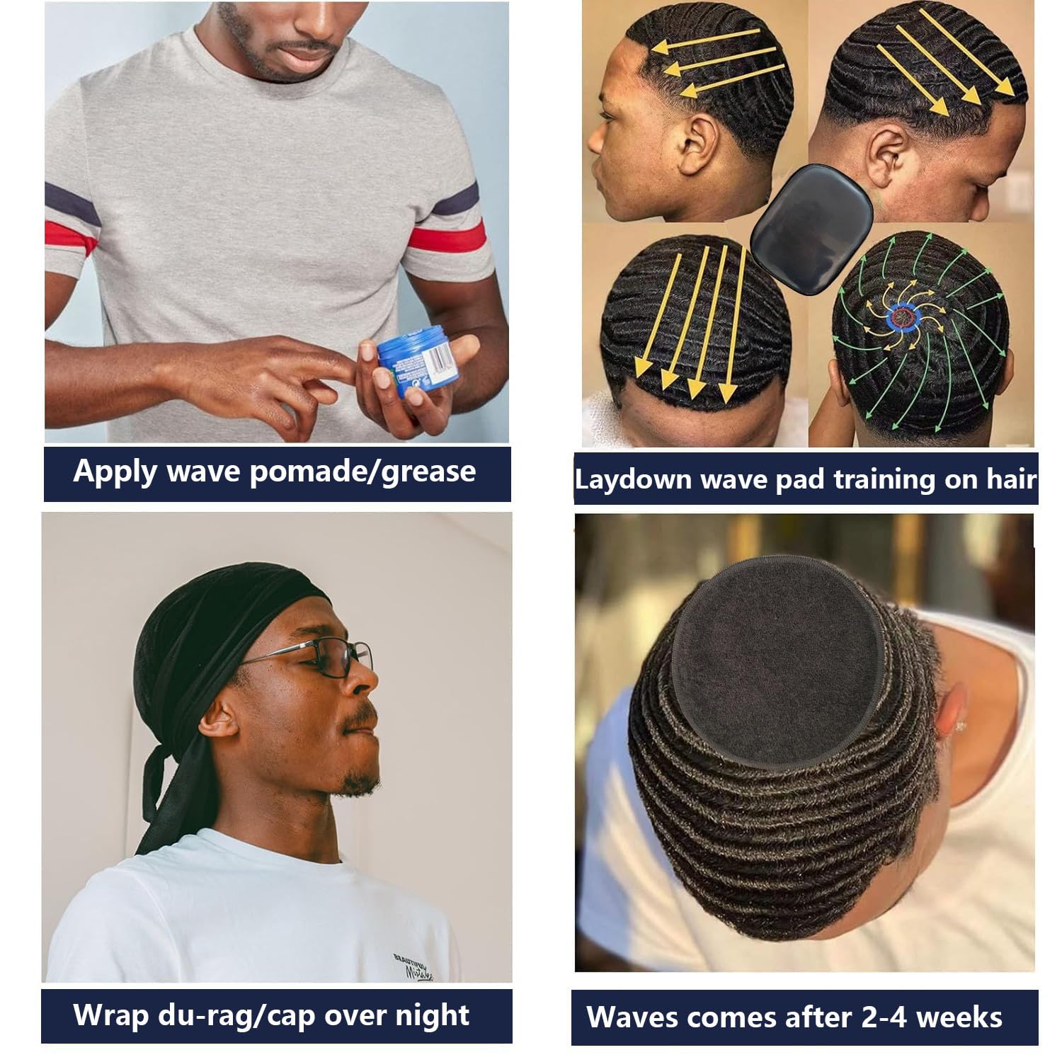 Kep-Mve hair care set for men with wave compression tools