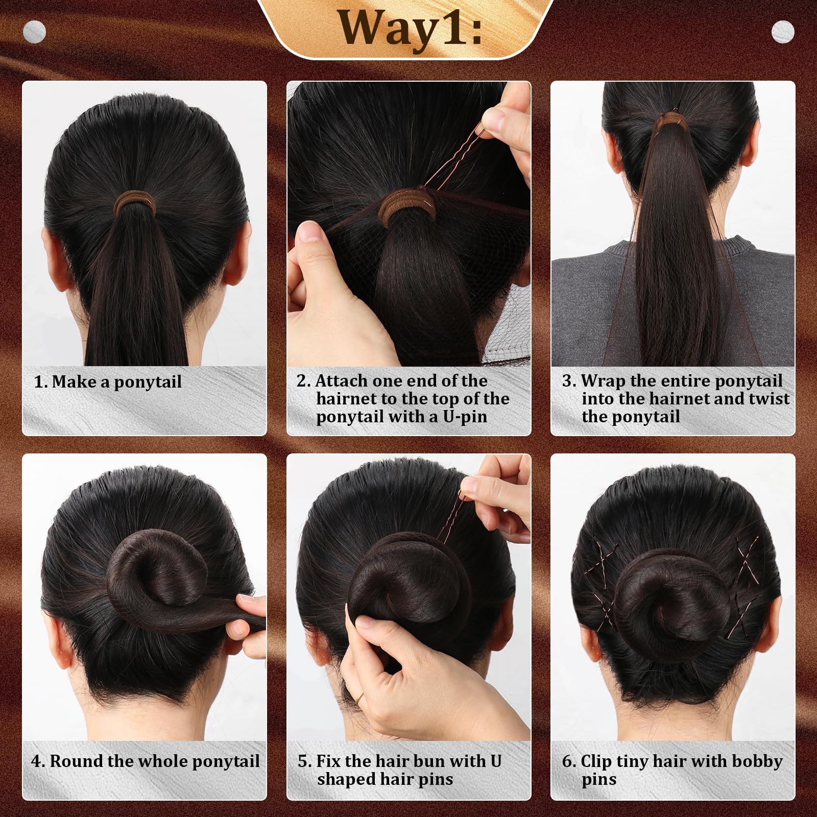 Full layout of the USA-imported dance hair accessories package displaying all two hundred and sixty pieces