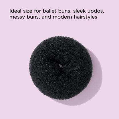 Diane jumbo donut hair accessory packaging showing product dimensions