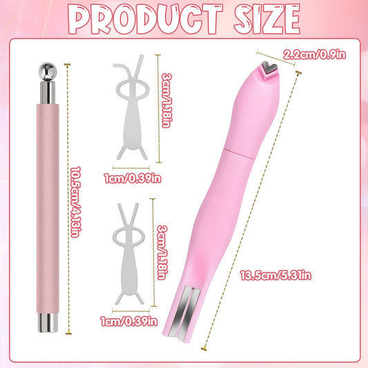 Close up of 3-in-1 magnetic tool for cat eye nails