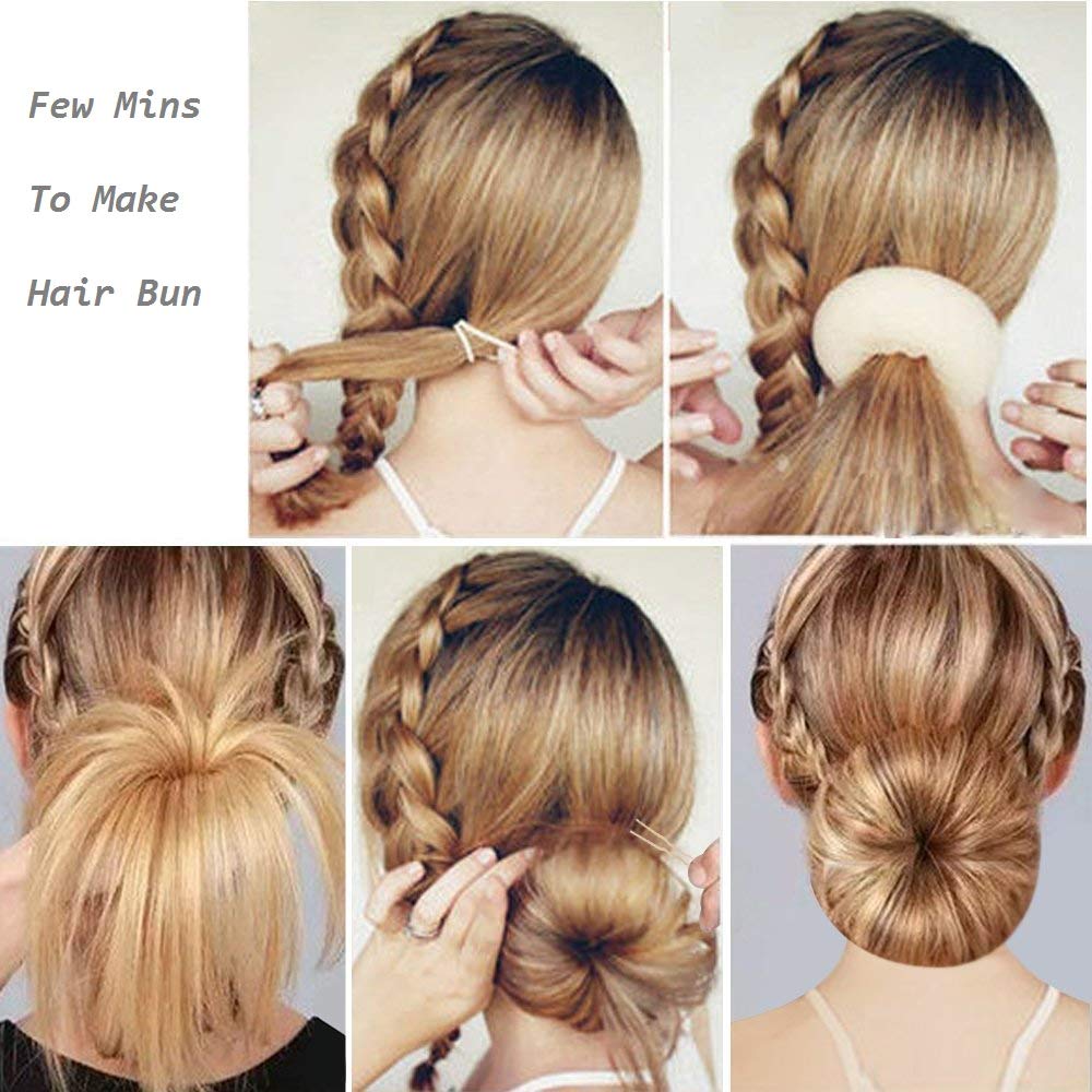 Miniature ballet chignon shapers for toddlers and girls updo hair styles