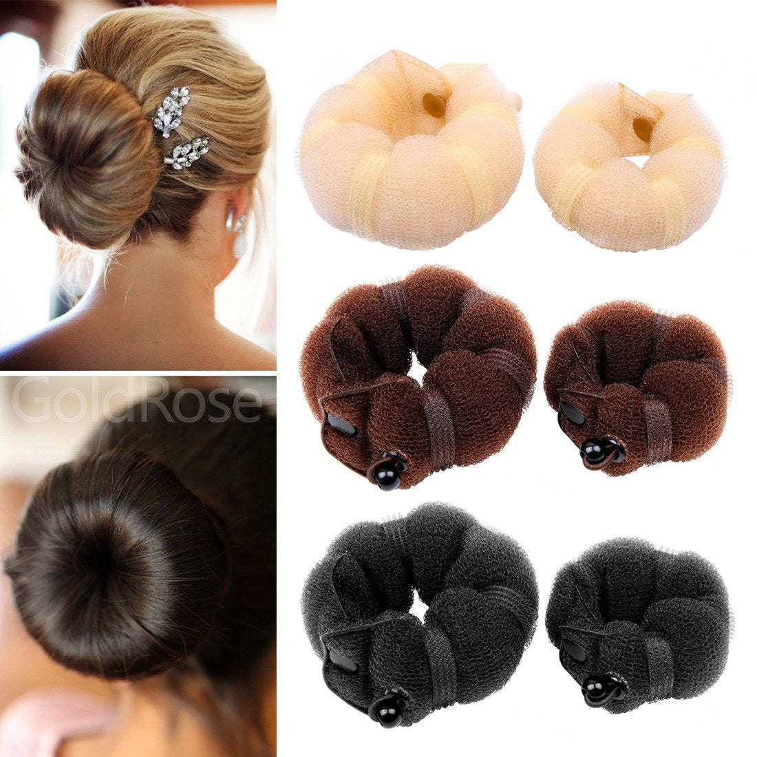 GoldRose brown hair styling tool close up view emphasizing the lightweight material texture.