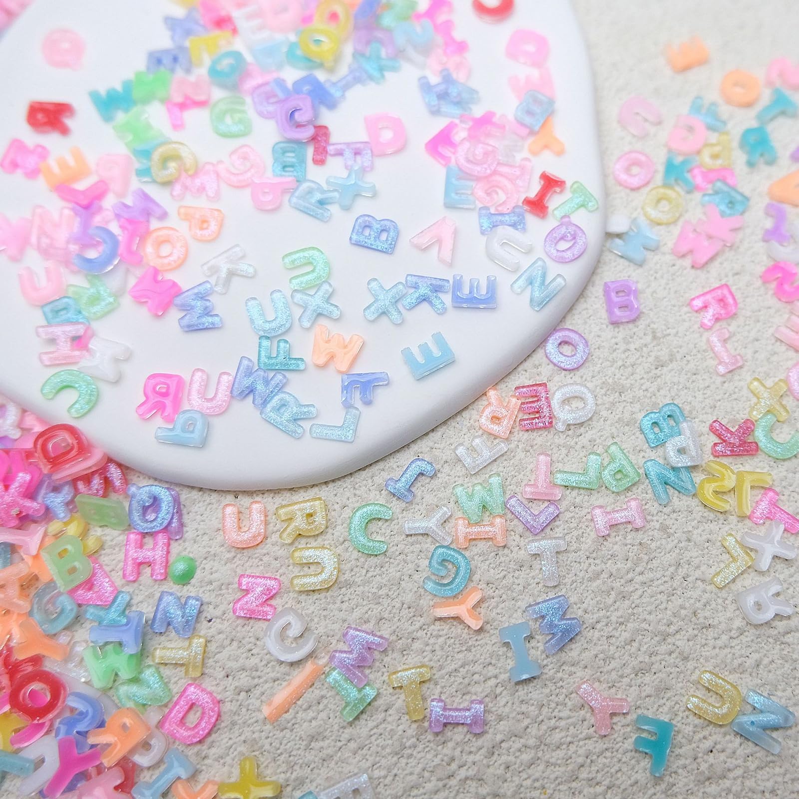 Yuanan nail art supplies showing A to Z letters