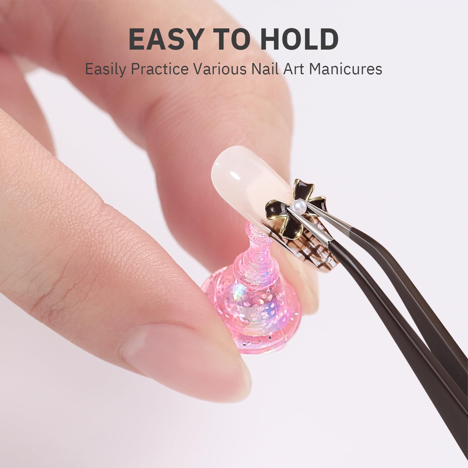 Etercycle professional acrylic nail practice stands for salon and home use.