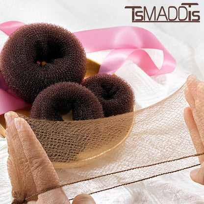 Full packaging presentation of the imported TsMADDTs hair styling kit for professional updos.
