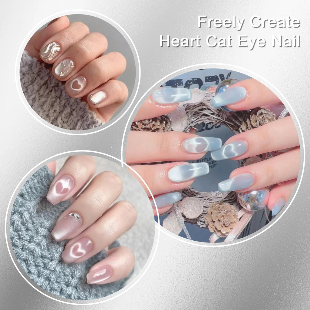 Y shaped magnetic guide plate for gel polish