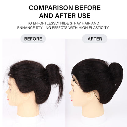 Independently packed sanitary hair nets for women buns and culinary use