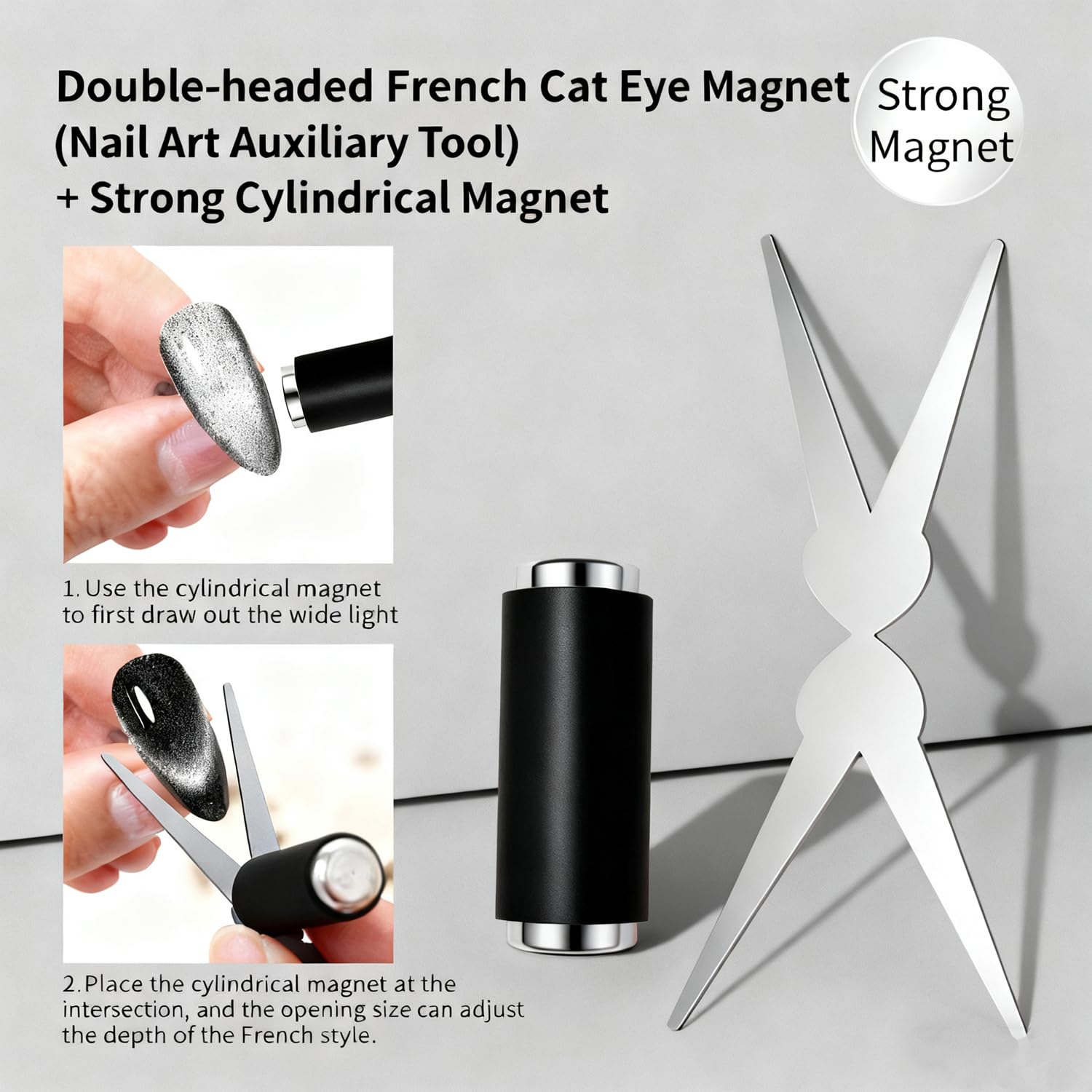 Professional nail salon magnetic styling tool