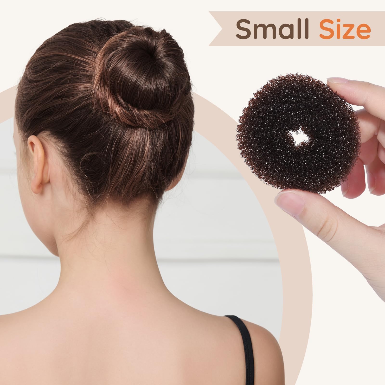 Invisible nylon hair nets for ballet buns