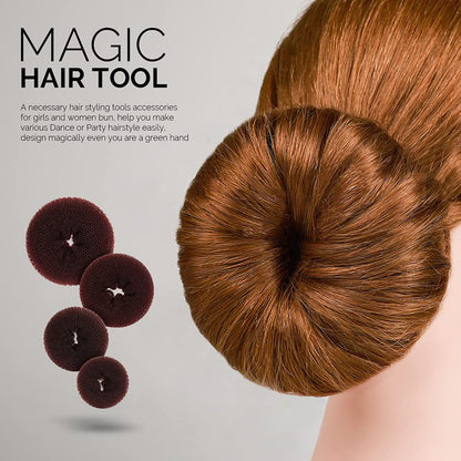 FANDAMEI brown invisible hair nets for secure ballet bun styling.