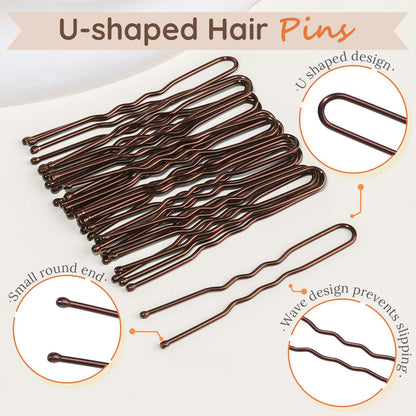 Components of the Teenitor 37 piece hair bun kit