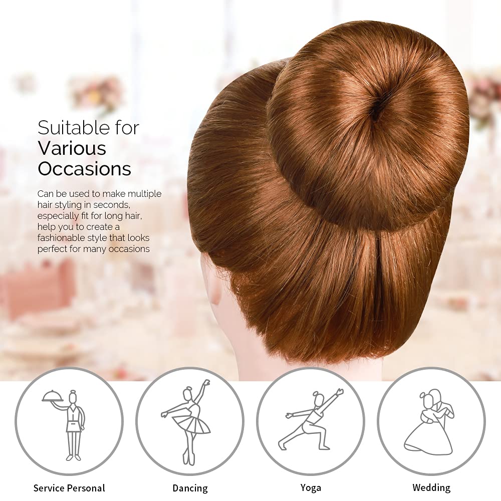 FANDAMEI brown hair accessories showcasing premium elastic borders for comfortable wear.