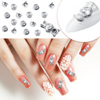 Leelosp 30 pieces spinning nail charms accessories overview