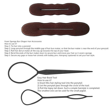 Packaging of the authentic imported iFlyMars hair accessories set for professional women hair styling