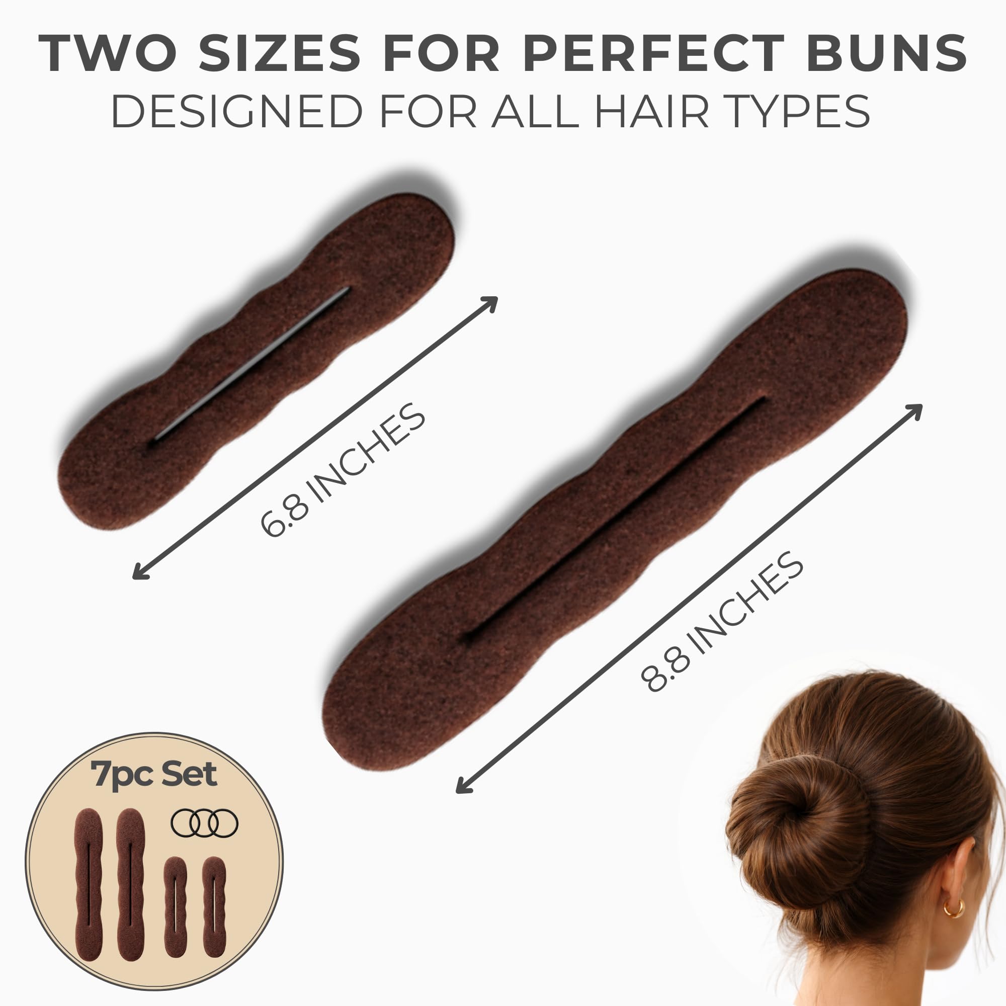 Close up view of the high density sponge texture of the Styla Hair styling accessory.