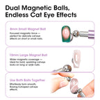Scheibe Originals Gellen cat eye nail stick round bead end angle