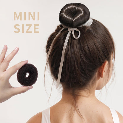Fandamei ballet hair accessory kit showing soft lightweight nylon mesh texture up close