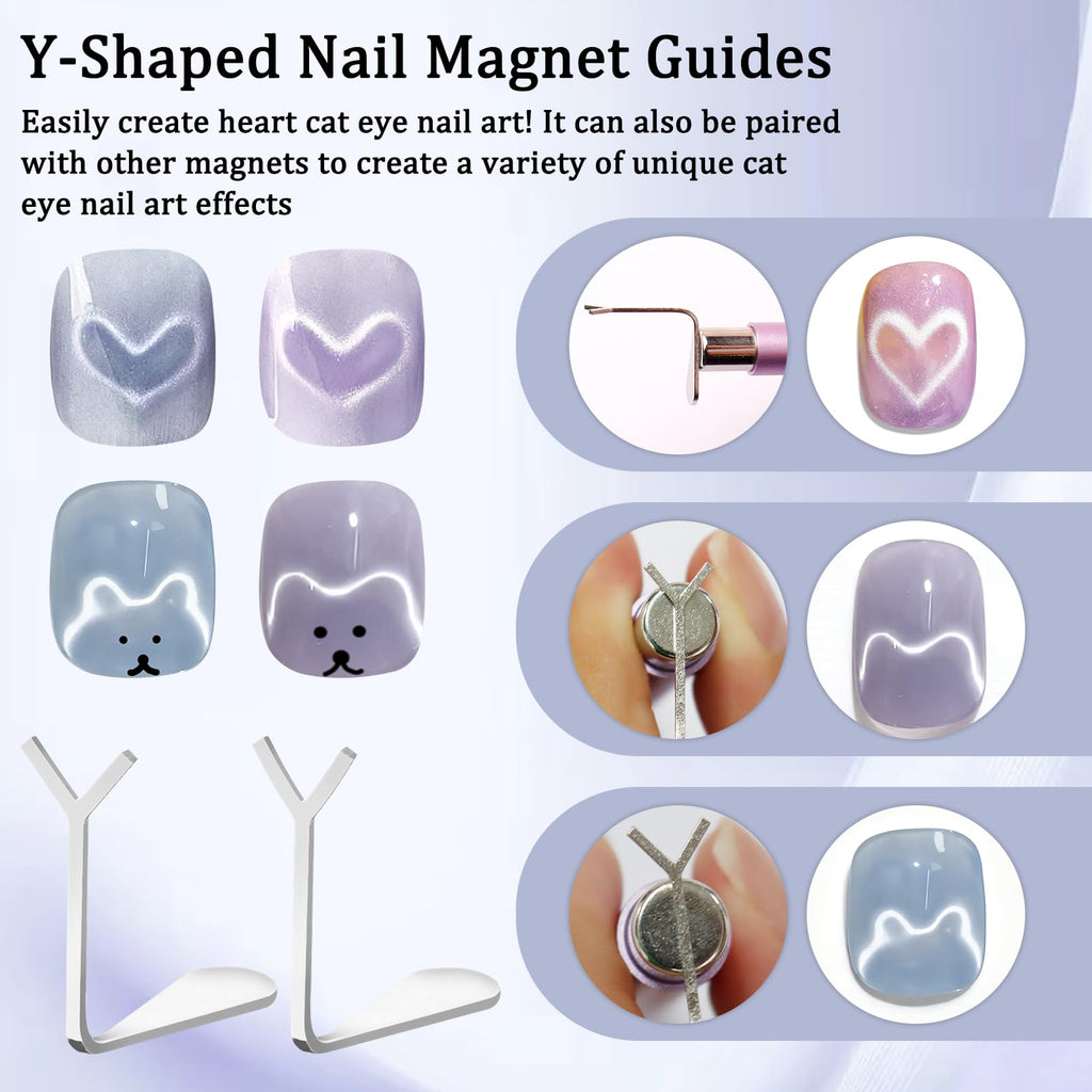 Round nail magnet bead for galaxy nail art effects