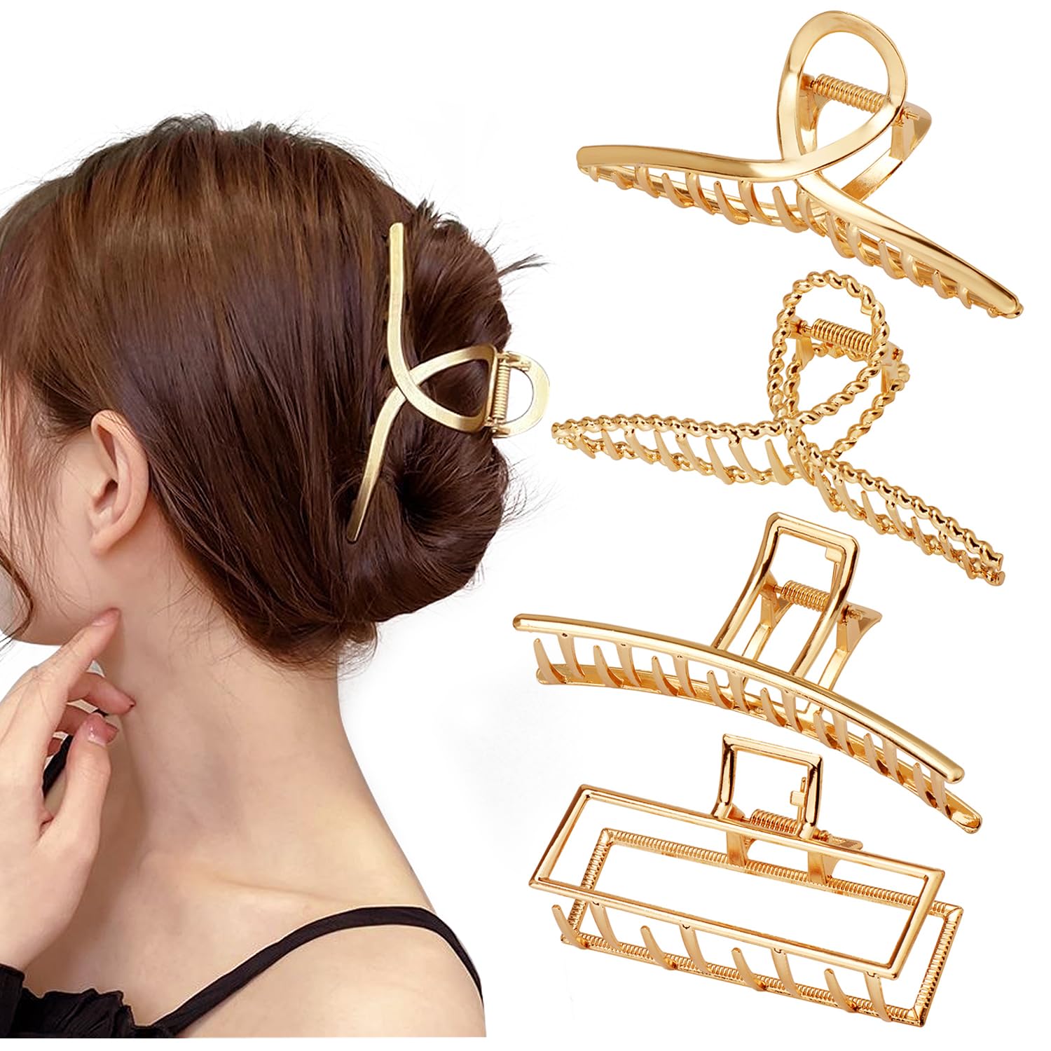 Comparison of different styles in Parcce 4 pack metal clips