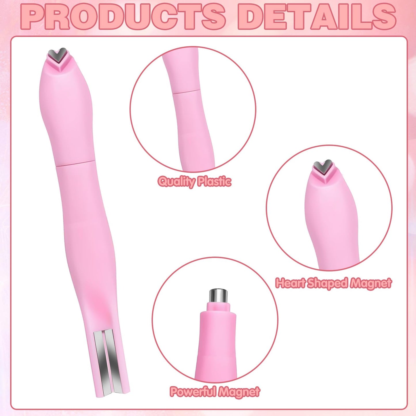 Cyuxing nail magnet tool showing heart shape pattern