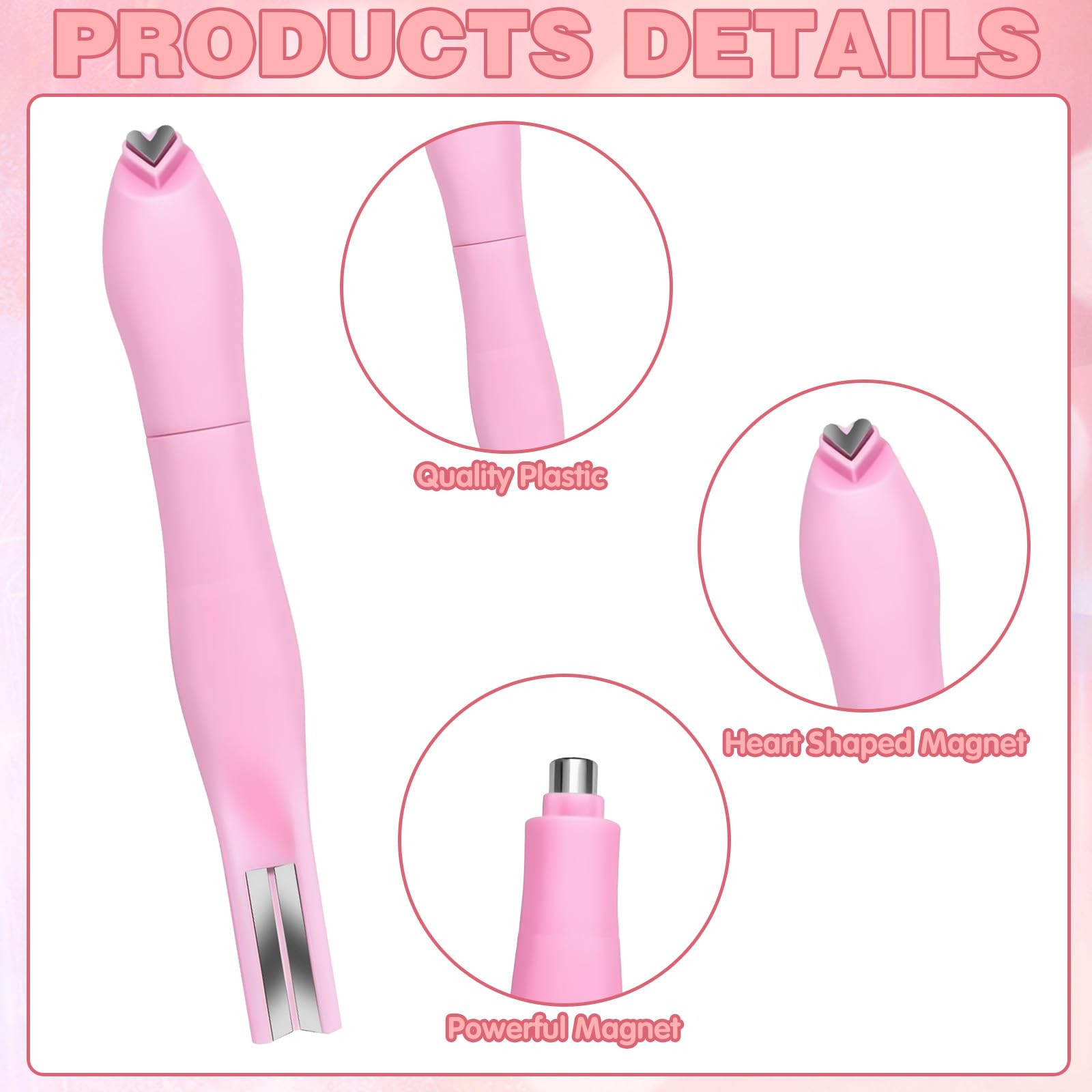Cyuxing nail magnet tool showing heart shape pattern