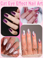 Creating Wave And Stripe Patterns With Nail Art Magnets