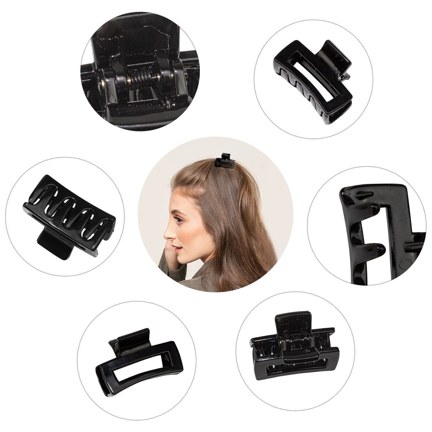 Cobinaan hair clips displayed for thin and medium hair