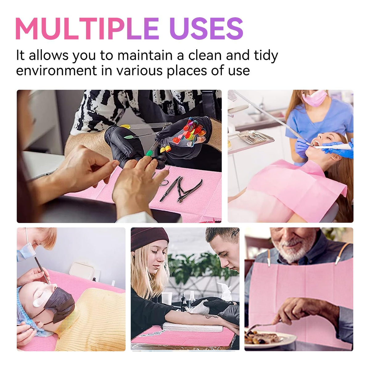 Waterproof polyethylene backing demonstration