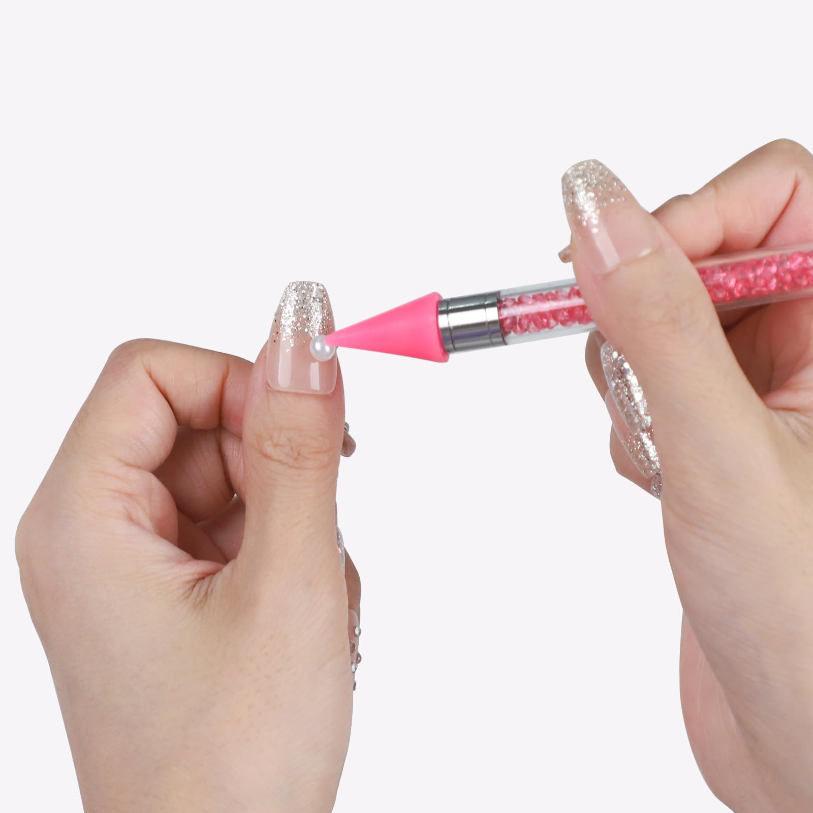Two dual-ended wax pencils for rhinestone application