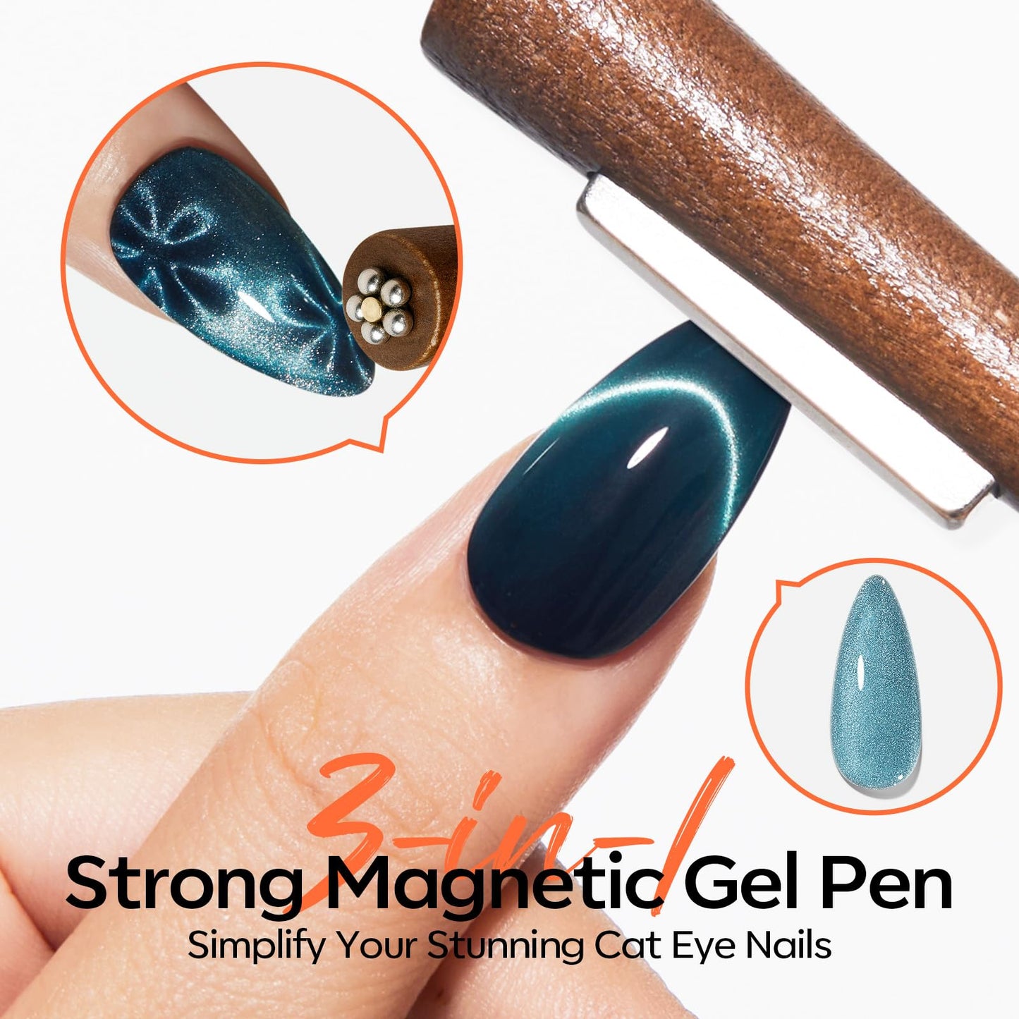Modelones magnetic nail art wands and sticks collection