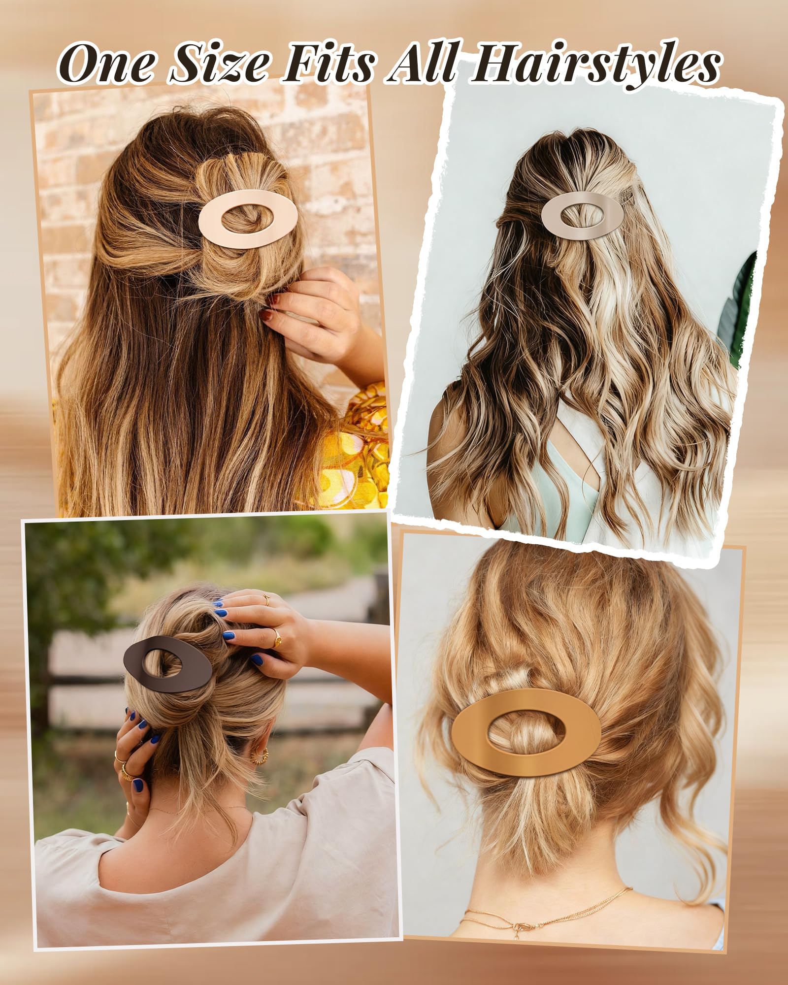Model using Mesovor flat hair clip for yoga activity